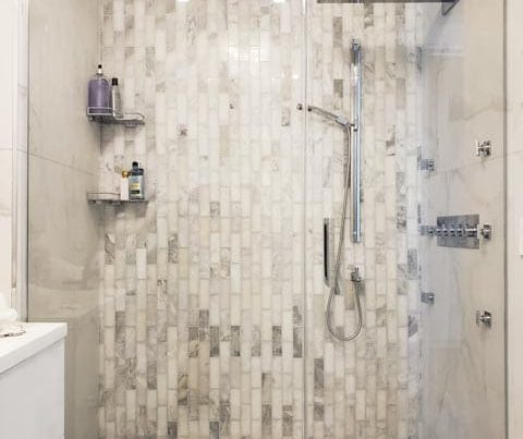 glass shower partition