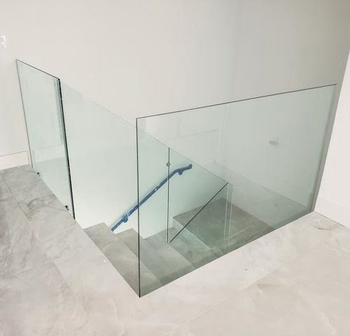 tempered clear glass railings