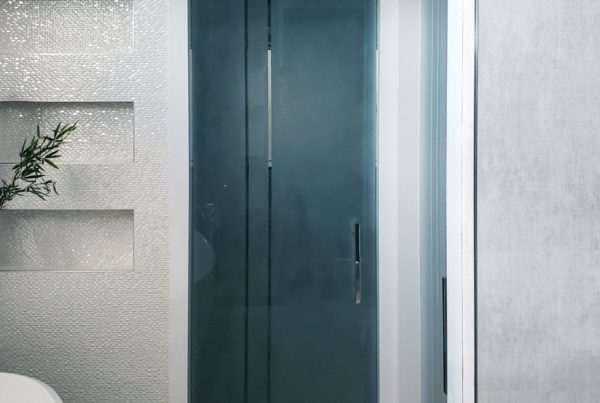 frosted glass interior door