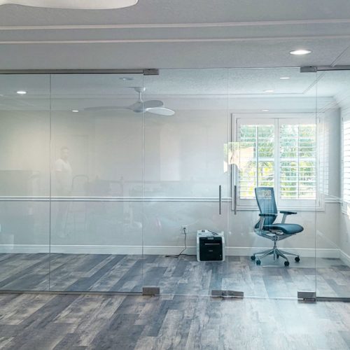 glass wall for home office