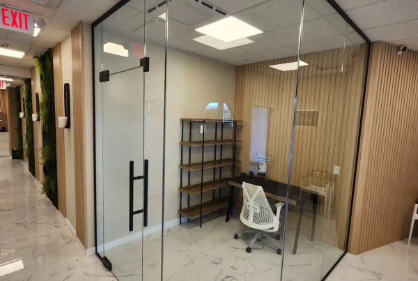 Glass Partition in the Office