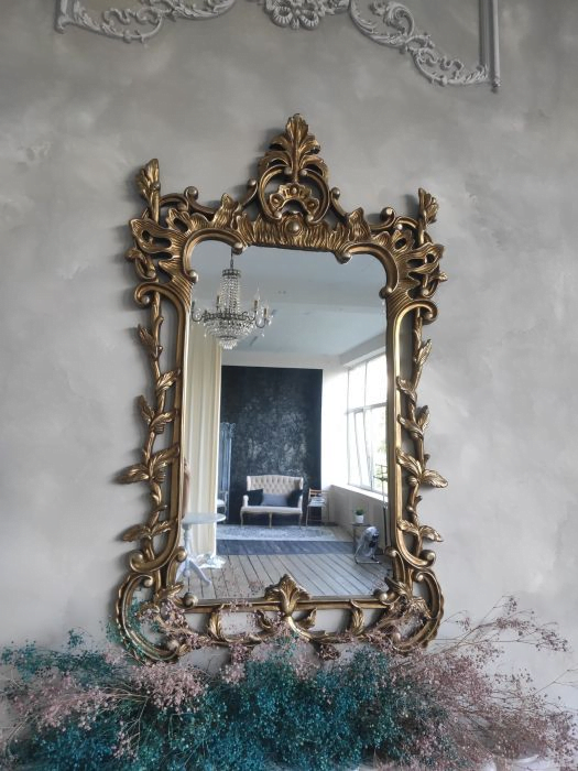 vintage mirror frame design