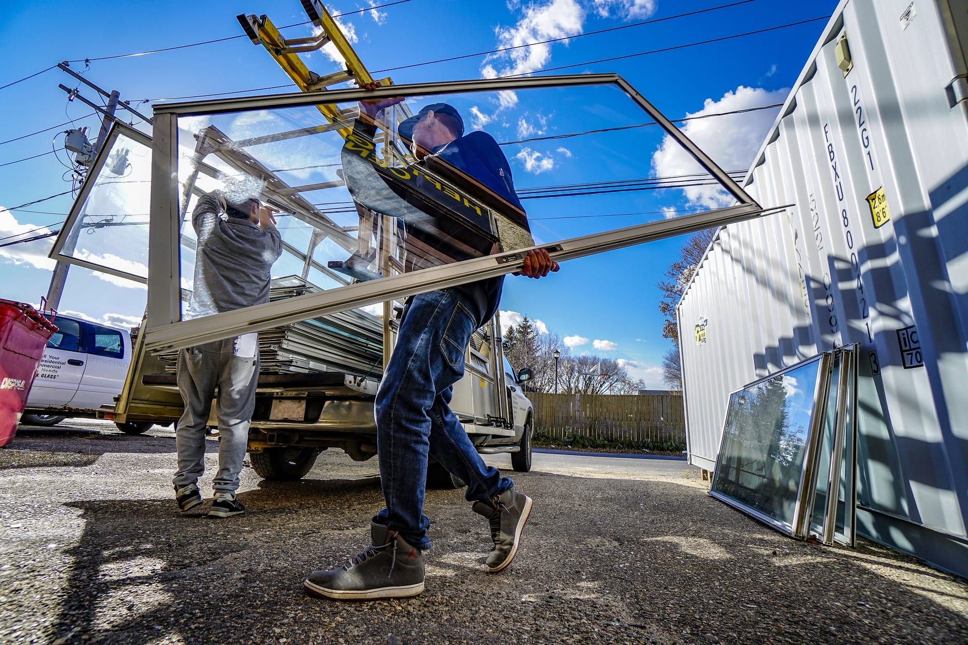 glass installation photo